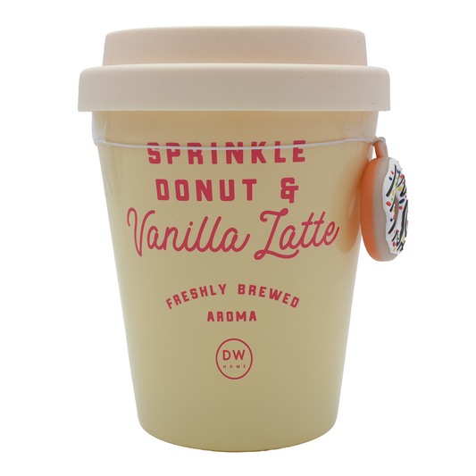 Sprinkle Donut & Vanilla Latte