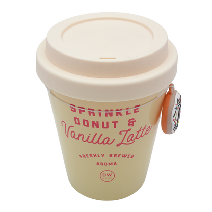 Sprinkle Donut & Vanilla Latte