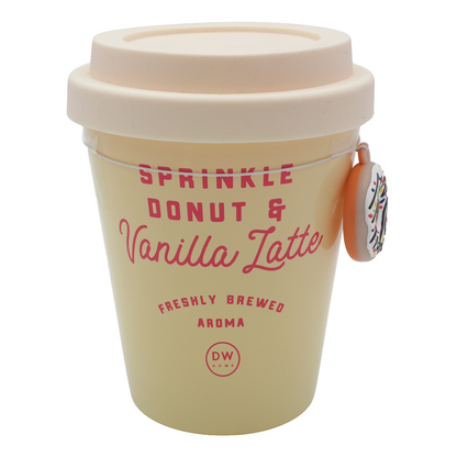 Sprinkle Donut & Vanilla Latte
