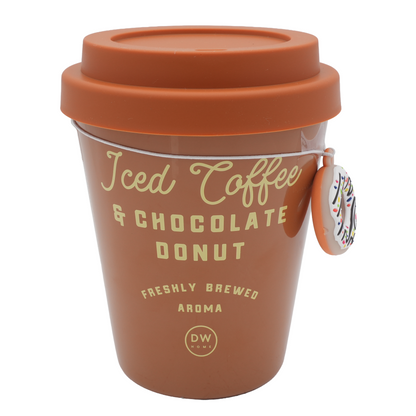 Iced Coffee & Chocolate Donut