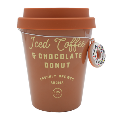 Iced Coffee & Chocolate Donut