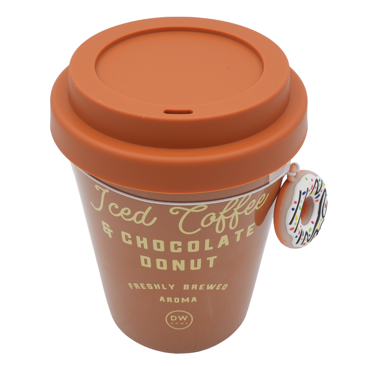 Iced Coffee & Chocolate Donut
