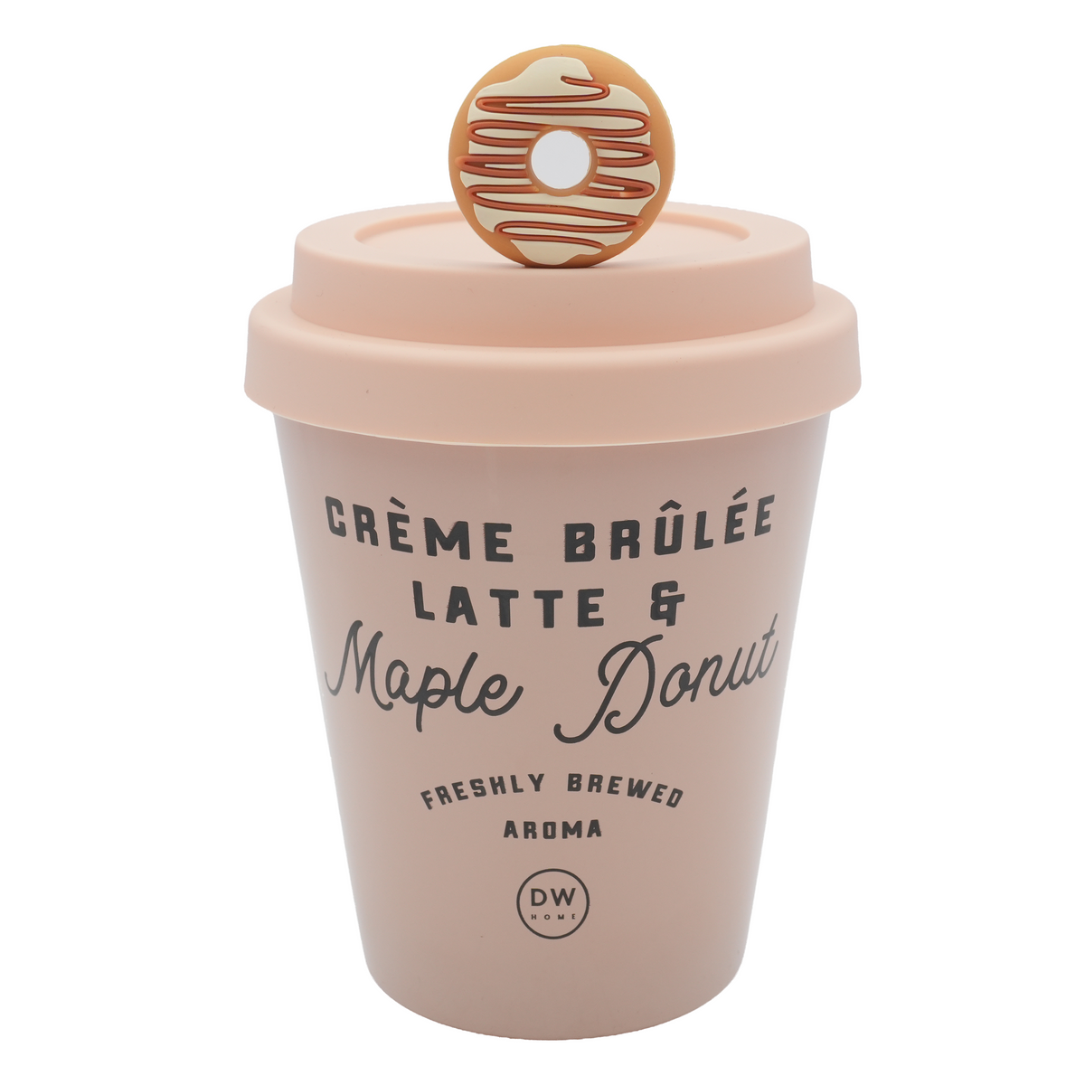 Creme Brulee Latte & Maple Donut